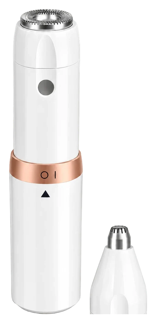 VIFERA 2-in-1 eyebrow and facial grooming pen for women, its precision eyebrow head beside it