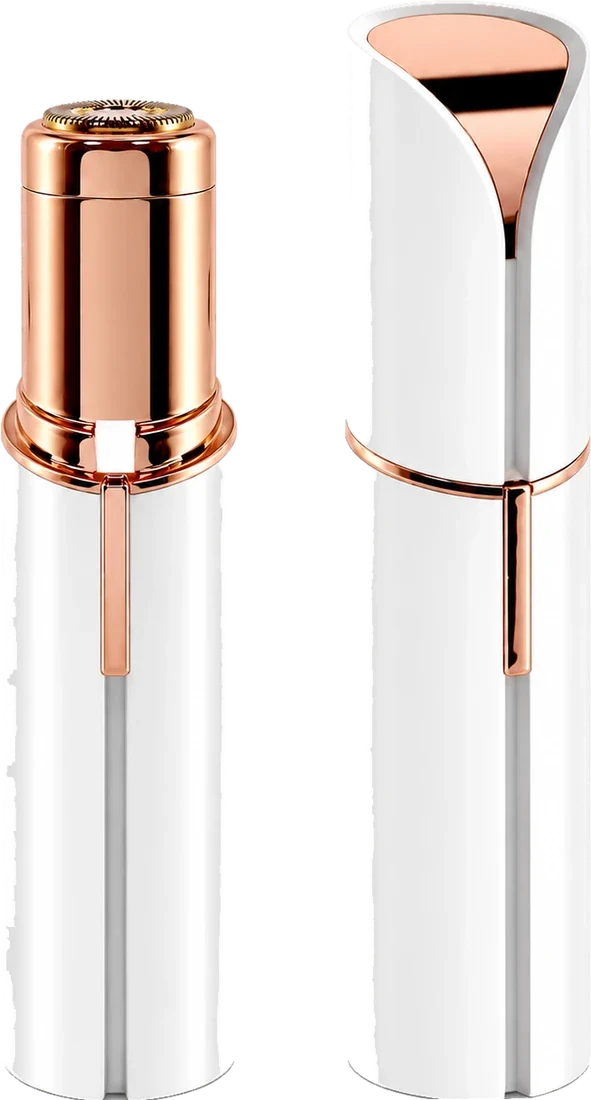 VIFERA facial hair remover for women, shown open and with its cap on