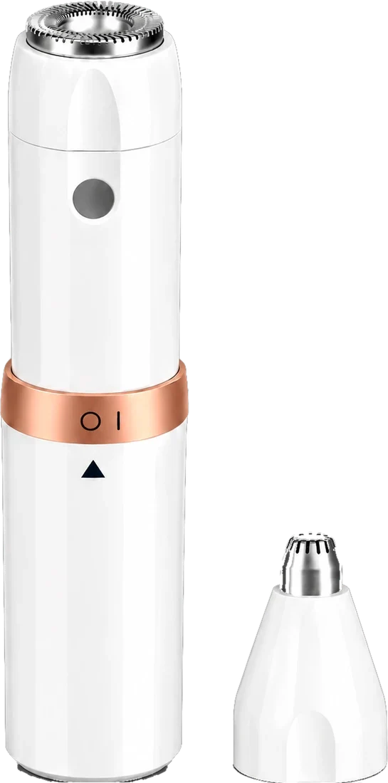VIFERA 2-in-1 eyebrow and facial grooming pen for women, its precision eyebrow head beside it